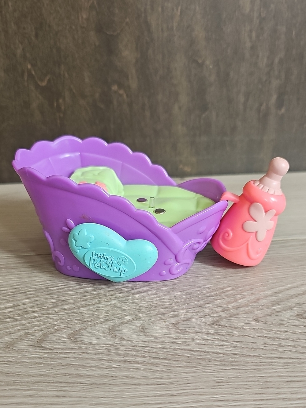 Littlest Pet Shop Magic Motion Bassinet & Bottle Accessory *No Pet, Untested